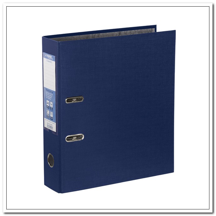 Папка-регистр. 80 мм синяя "Expert Complete" Classic несъемный арочн.механизм арт. ЕС8102222