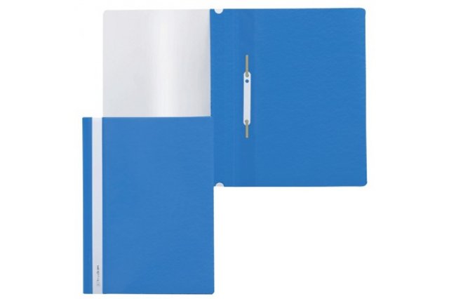Папка-скоросшиватель А4 100/110мм, синяя арт. ПС-110/синий             