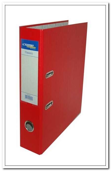 Папка-регистратор 75 мм красный Classic несъемный арочный механизм арт. 25174