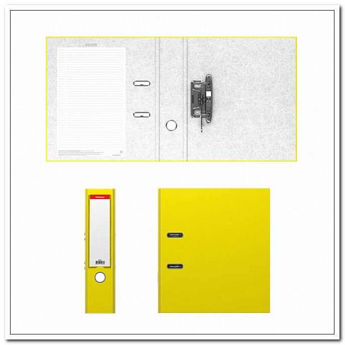 Папка-регистратор 70мм желтый Neon арт. 45398   Еrich Krause     
