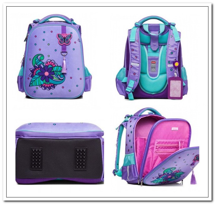 Рюкзак школьный 37x29x17 материал EVA, 2отделения, 2кармана, ERGONOMIC Classic -Фиолетовый шик- арт. NRk_45022