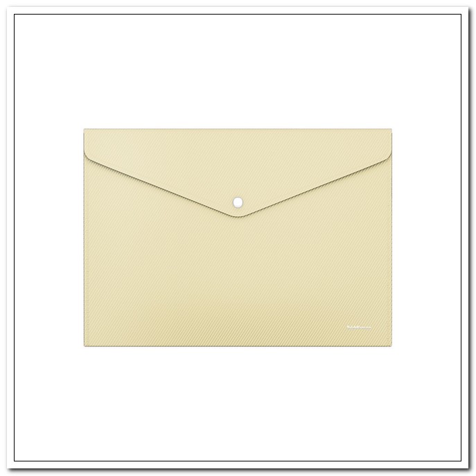 Папка-конверт на кнопке А4 180мкр непрозрачная ассорти, Diagonal Pastel арт. 50322 Еrich Krause       