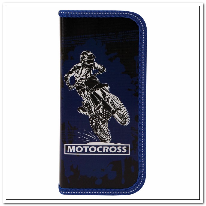 Пенал 1 отделение 190*90 Motocross  ламинированный картон арт. 229194