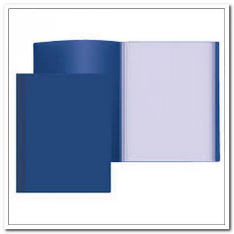 Папка 10файлов 500мкм песок Attomex синяя 30мм арт. 3100402                  