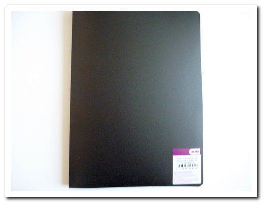 Папка 10файлов 0,35мм черная  iOffice арт. I-10-06                  