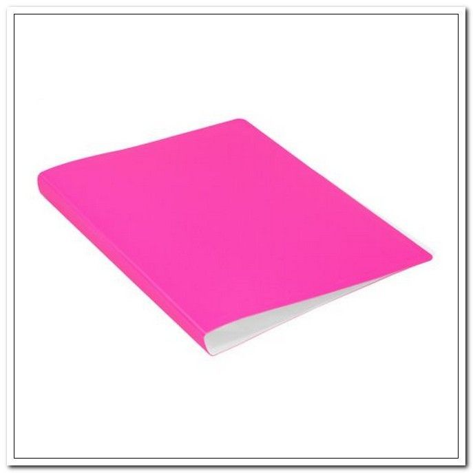 Папка 10файлов 0,7мм розовый Бюрократ Double Neon арт. DNE07V10PINK/1131746     