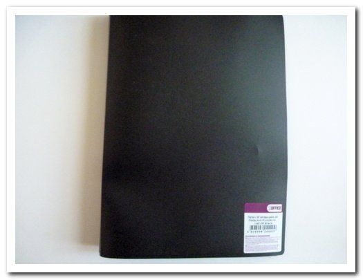 Папка 40файлов 0,35мм черная  iOffice арт. I-40-06                  