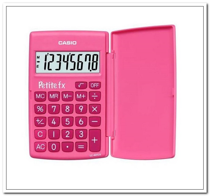 Калькулятор карманный 8 разрядов LC-401LV-PK розовый арт. LC-401LV-PK/811346