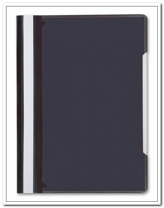 Папка-скоросшиватель А4 120/160мкм черная, прозрачный верхний лист, с карманом арт. PS-k20BLCK/816313   