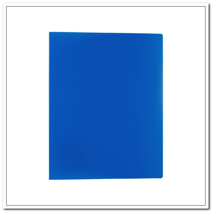 Папка с пружинным скоросшивателем 450мкр. Classic синяя, песок, ширина корешка15мм  арт. ЕС245452