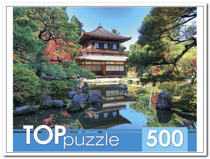 Пазлы 500 эл. Красивая пагода  TOPpuzzle арт. КБТП500-6808