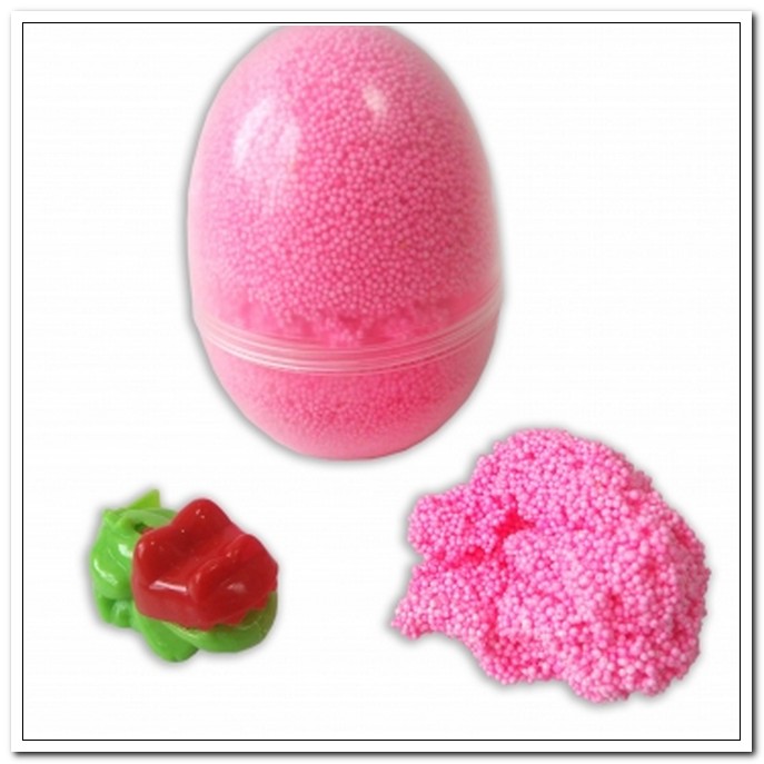 Пластилин шариковый розовый  175мл. в форме яйца арт. Р0836/175мл                    