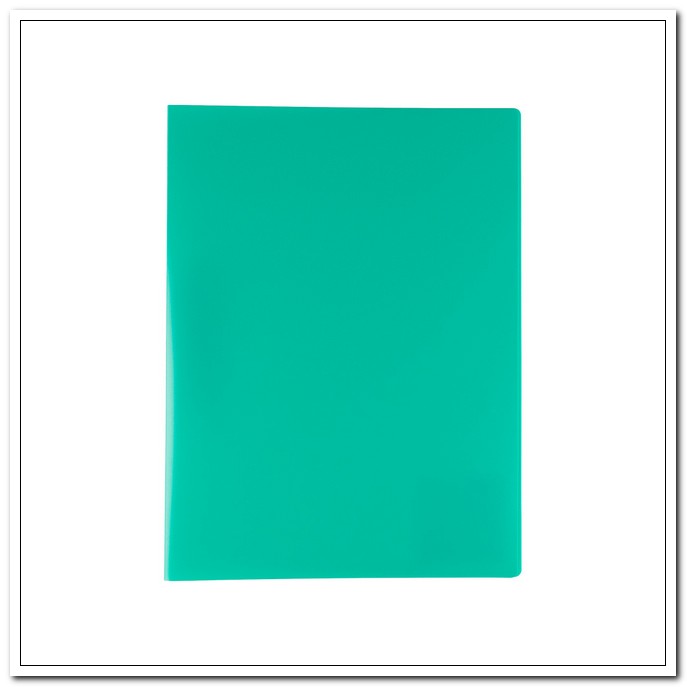 Папка с 1 зажимом 450мкр. Flexi зеленая, песок, ширина корешка15мм  арт. 220517