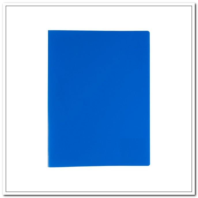 Папка с 1 зажимом  450мкр. Flexi синяя, песок, ширина корешка15мм  арт. 220514