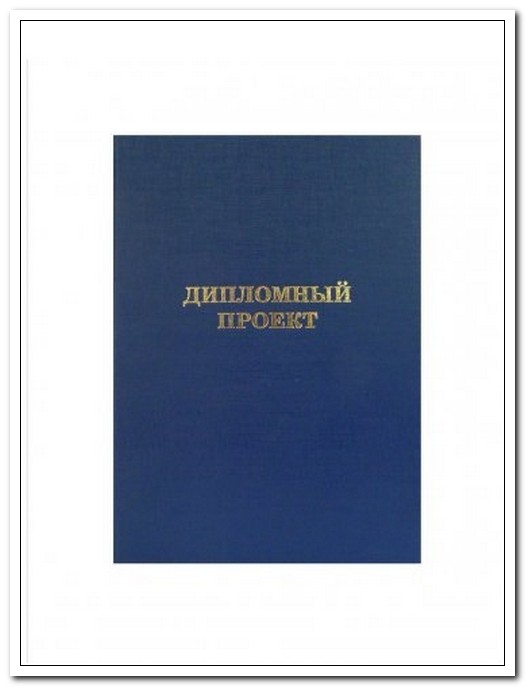 Папка Дипломный проект СИНЯЯ арт. 10ДП01с                  
