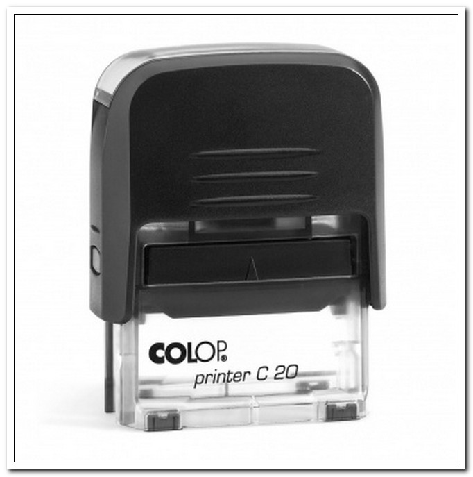 Оснастка "Получено"  14х38мм, автоматический пластиковый корпус, черный арт. Printer C 20 black/получе