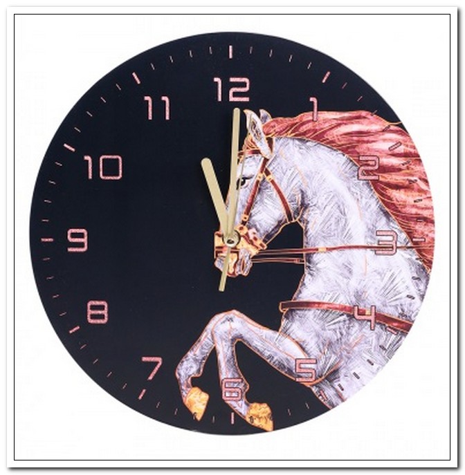 Часы настенные интерьерные Лошадь, 30см арт. ЧН-5904