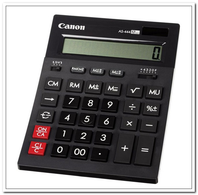 Калькулятор настольный 12 разрядов AS-444 II  бухгалтерский, черный арт. AS-444 ll/1425766