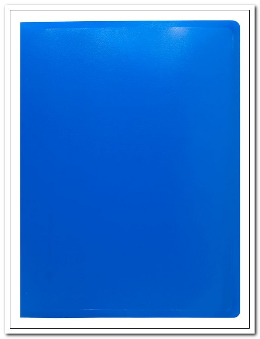 Папка с 1 зажимом А4 0,5 пластик, Синяя арт. ECB04CBLUE/1496687