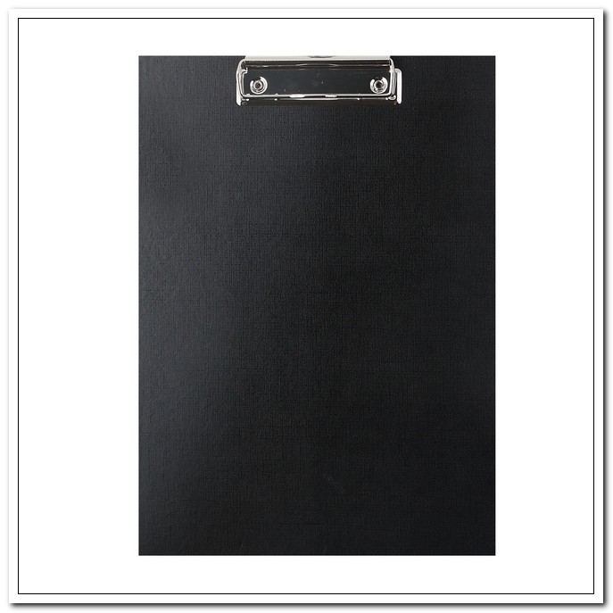Доска-планшет А4 PVC, метал.прижим, черный, Classic    арт. ЕС18721