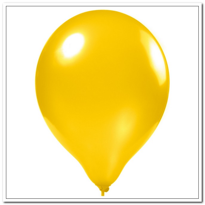 Шар воздушный Металлик желтый  100шт./упак.  арт. AL5406 yellow